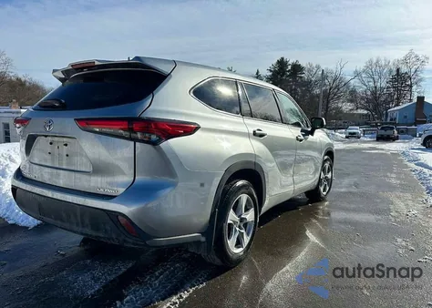 2021 Toyota Highlander L from USA, damaged, VIN 5TDBZRBH6MS557410